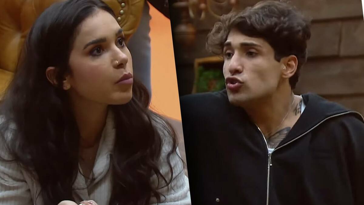 Gizelly Bicalho e Caue Fantin em uma montagem no Paiol de A Fazenda