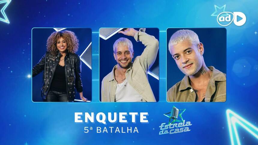 Leidy Murilho, Matheus Torres e Nick Cruz na arte da enquete na 5ª batalha