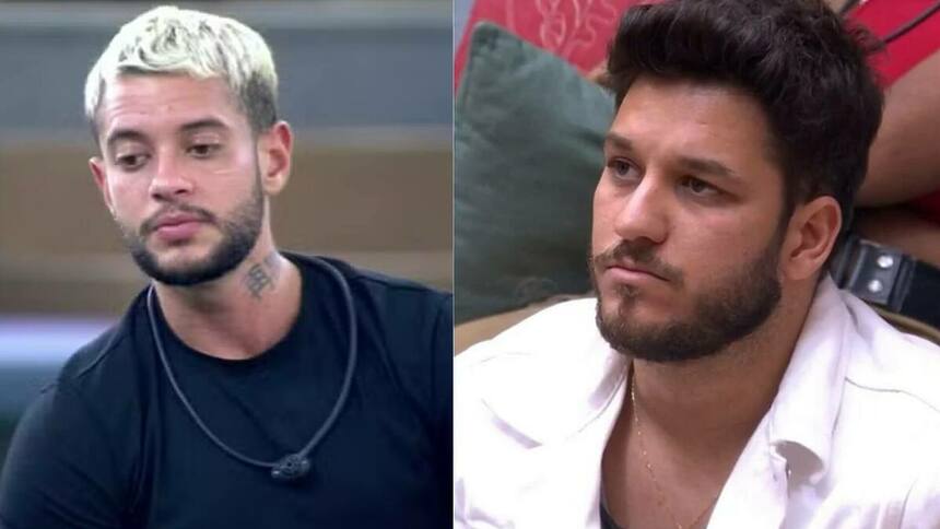 Nick Cruz e Lucca em uma montagem no Estrela da Casa