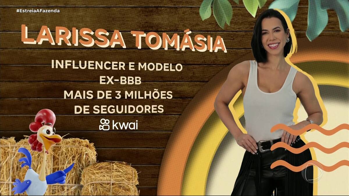 Larissa Tomasia em A Fazenda