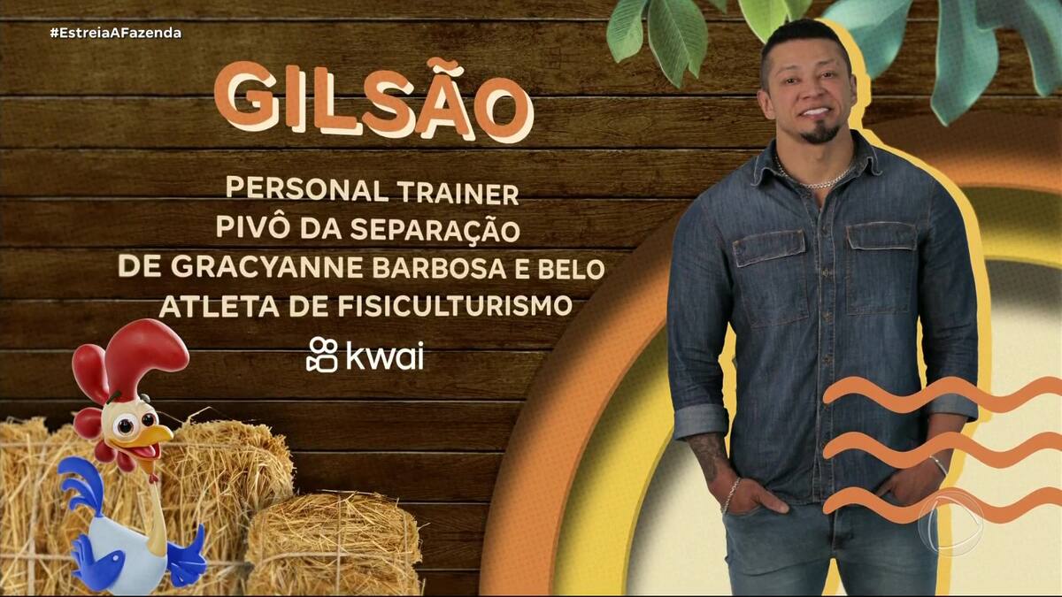 Gilsão chega em A Fazenda