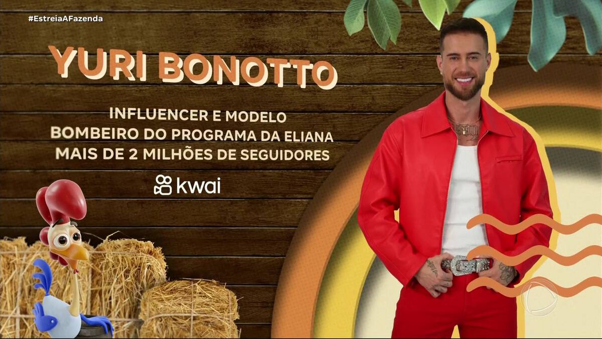 Yuri Bonotto em A Fazenda