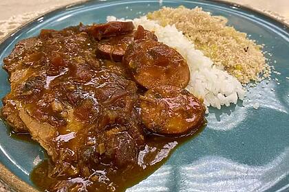 Carne assada marinada na cerveja, em trecho da Receita no É de Casa