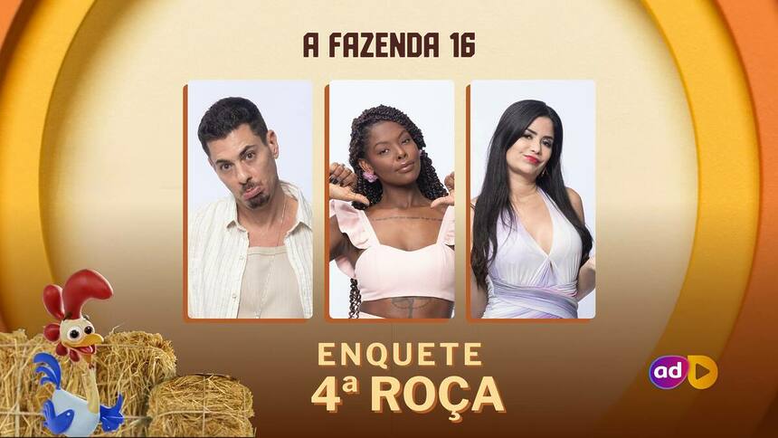 Sacha Bali, Suelen e Vanessa com semblantes tristes em fotos oficiais de A Fazenda 16