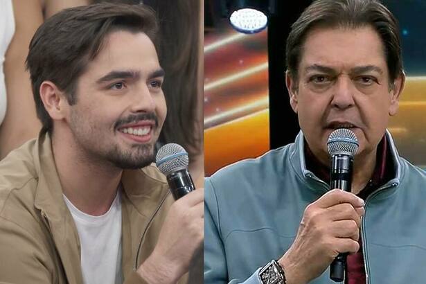 João Silva e Faustão em uma montagem