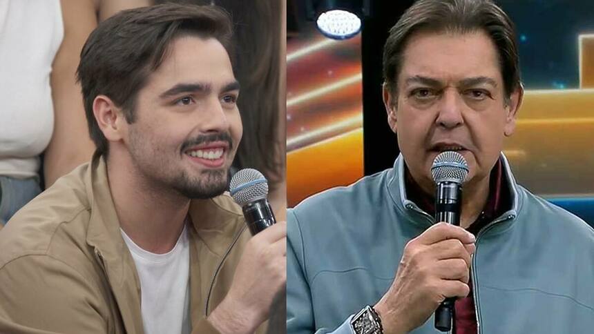 João Silva e Faustão em uma montagem