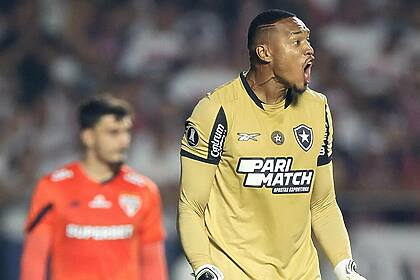 John goleiro do Botafogo, um dos times da Liga Forte União