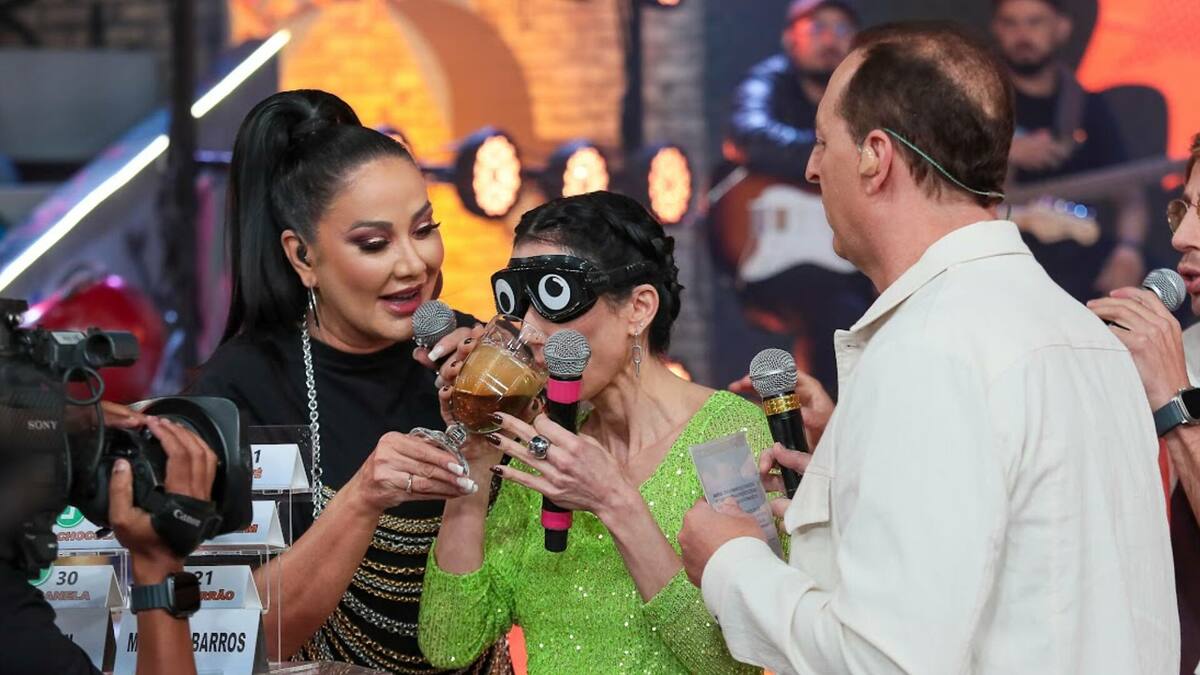 Michelle Barros, Helen Ganzarolli e Benjamin Black no É Tudo Nosso