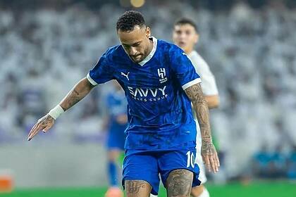 Neymar em campo pelo Al-Hilal