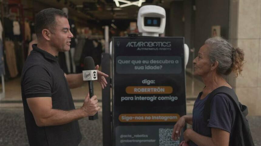 Paulo Gonçalves em trecho do Globo Repórter sobre as novas tecnologias