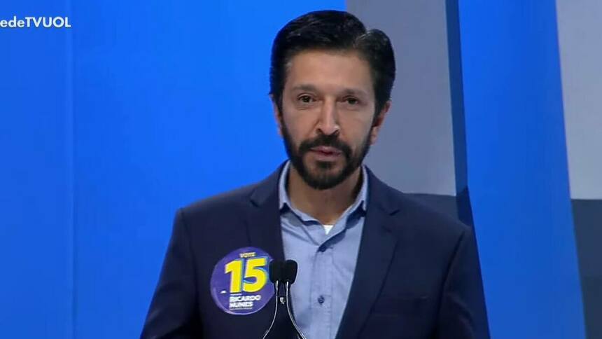 Ricardo Nunes no Debate na RedeTV em 1º turno