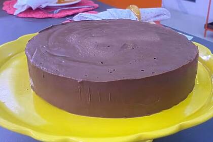 Torta da felicidade de maçã no Mais Você