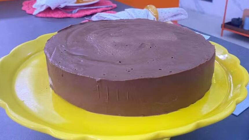 Torta da felicidade de maçã no Mais Você