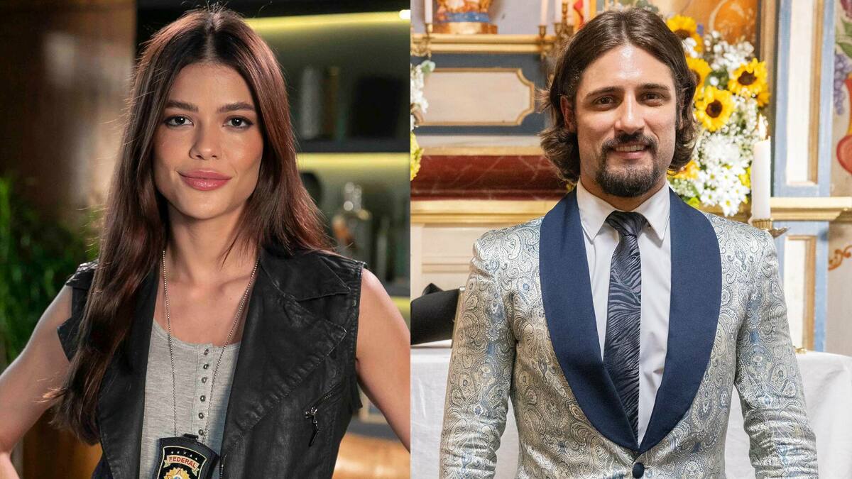 Vitória Strada e Daniel Rocha em uma montagem