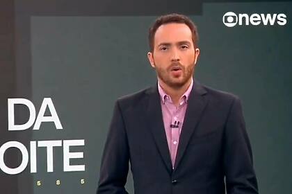 André Coelho em trecho do Edição da 00h na GloboNews