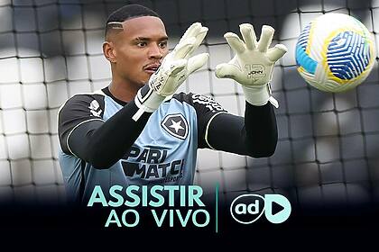 Goleiro John na arte onde assistir ao jogo Botafogo x Vitória pelo Brasileirão