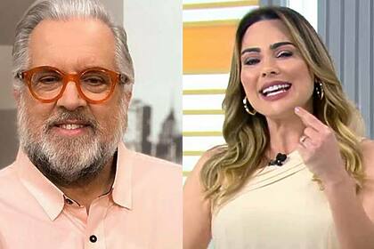 Leão Lobo e Rachel Sheherazade em uma montagem