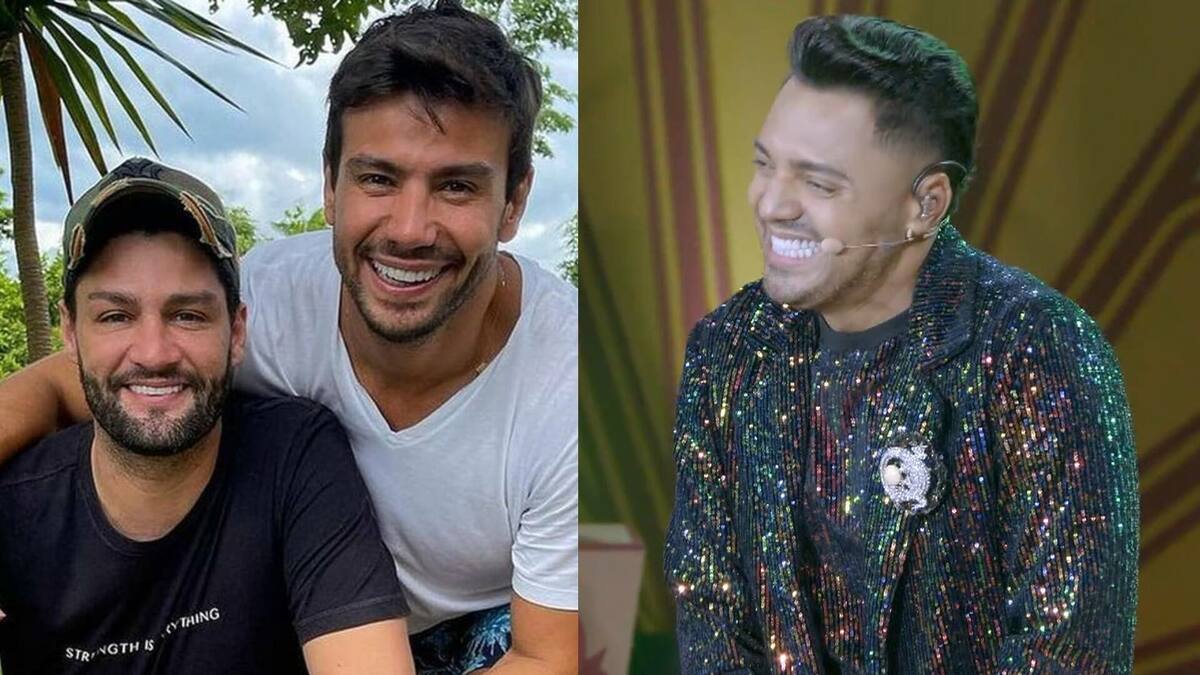 Munhoz e Mariano e Tirullipa em uma montagem