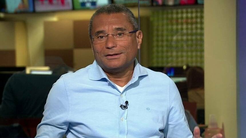 Paulo César Vasconcellos em trecho de programa do SporTV