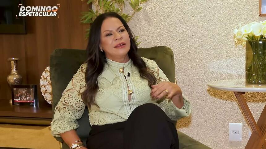 Ruth Moreira em trecho de entrevista ao Domingo Espetacular