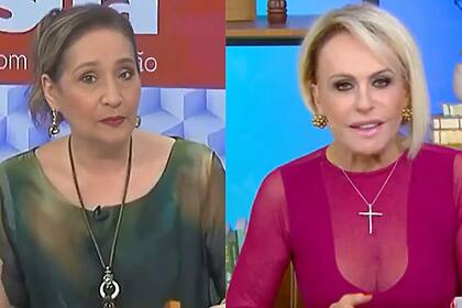 Sonia Abrão e Ana Maria Braga em uma montagem