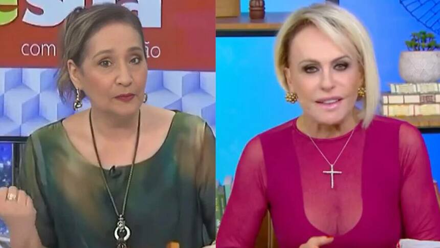 Sonia Abrão e Ana Maria Braga em uma montagem