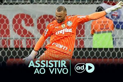 Weverton na arte onde assistir ao jogo Atlético/GO x Palmeiras