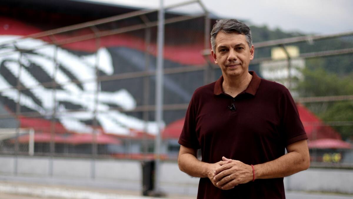 Renato Dias em trecho de reportagem do Arquivo A na TV Aparecida
