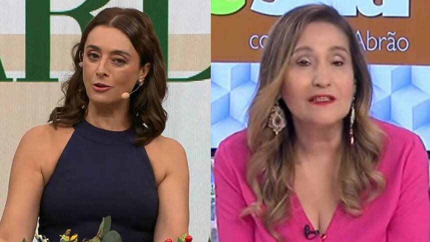 Catia Fonseca e Sonia Abrão em uma montagem