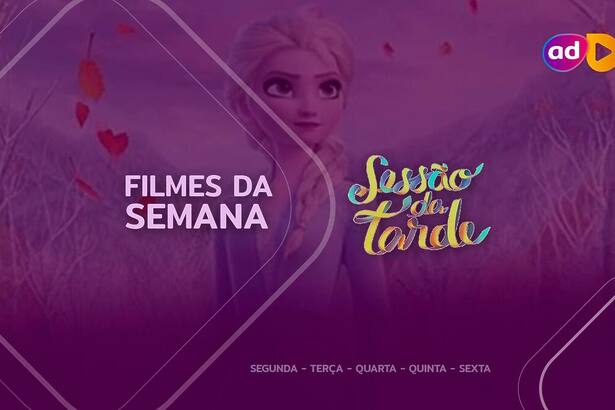 Trecho do filme Frozen 2, na arte da semana na Sessão da Tarde