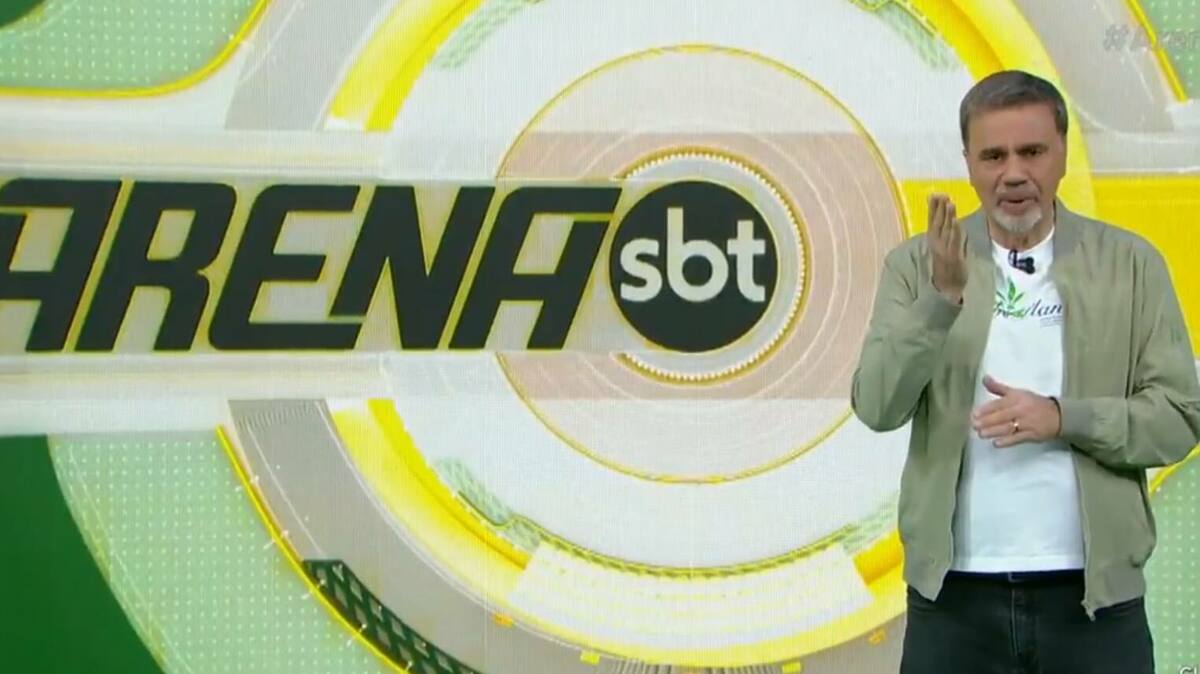 Mauro Beting no comando do Arena SBT