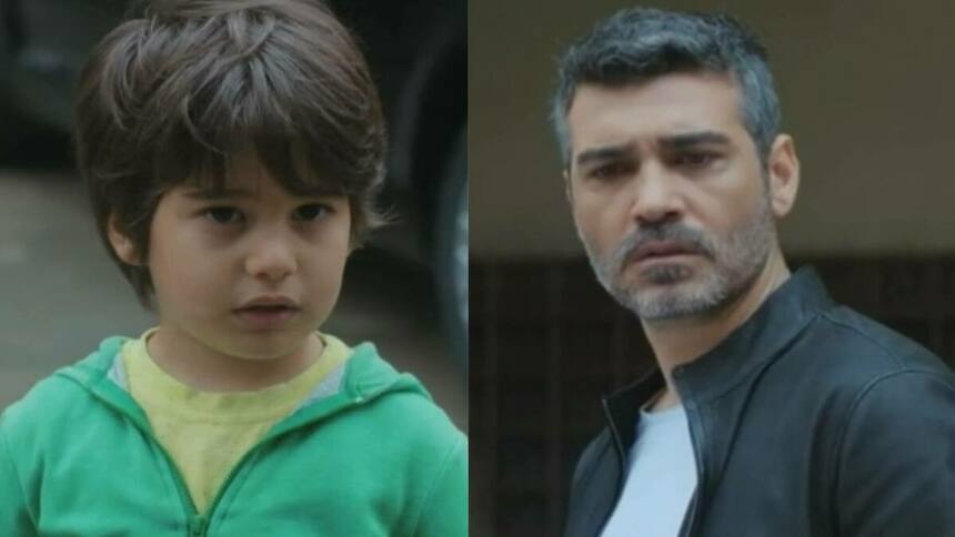 Sarp e Doruk em uma montagem na novela Força de Mulher