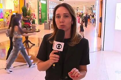 Viviane Possato em trecho de repórter da Globo Minas