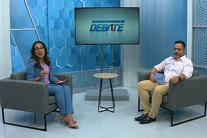 Rafaela Lourenço e Eduardo Miranda no Aparecida Debate