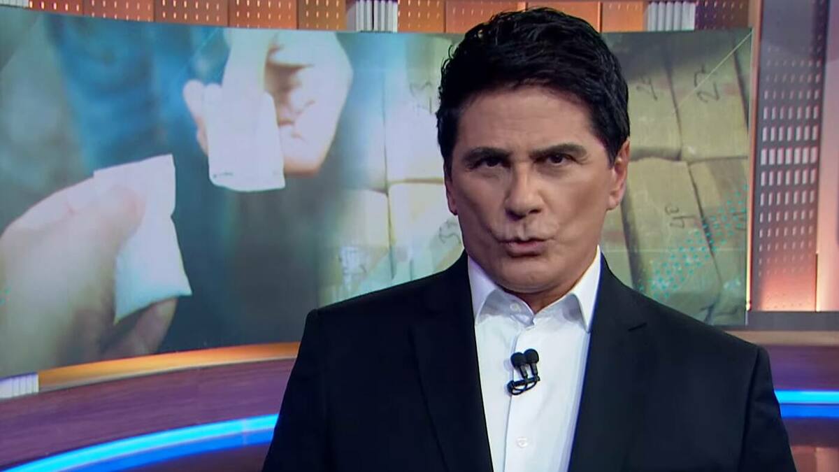 Cesar Filho no estúdio do SBT Brasil