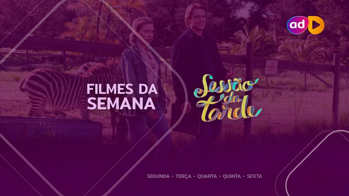 Trecho do filme Compramos um Zoológico, na arte da semana na Sessão da Tarde