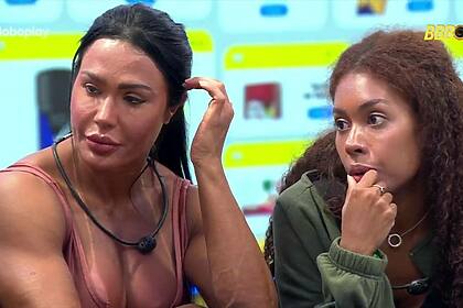 Gracyanne Barbosa e Giovanna -durante a compra no Mercado da Xepa