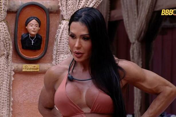 Gracyanne Barbosa em conversa no quarto do BBB 25