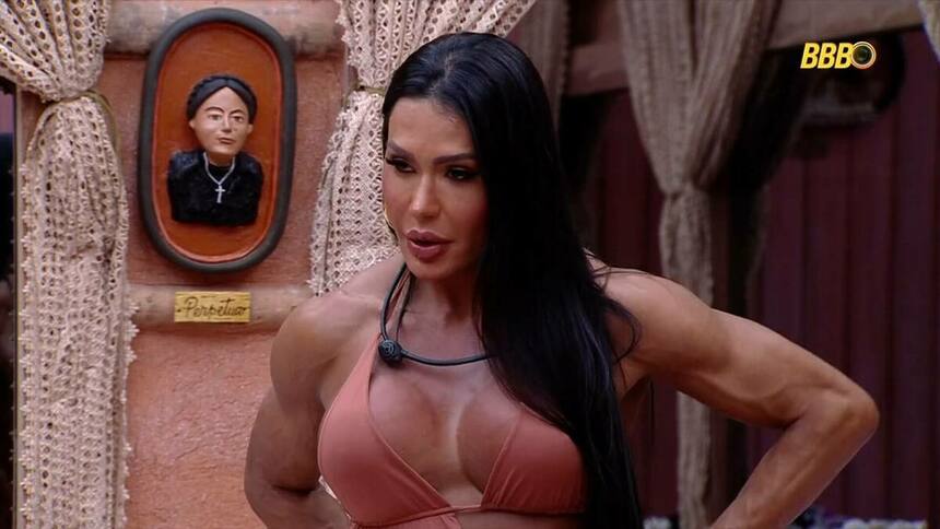 Gracyanne Barbosa em conversa no quarto do BBB 25