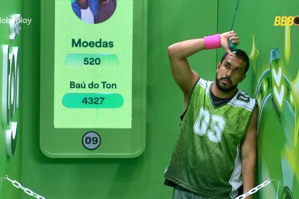 Maike em trecho da Prova do Líder no BBB 25