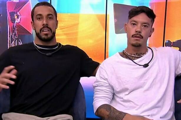 Maike e Gabriel em trecho de voto no BBB 25