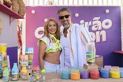 Marcos Mion e Joelma no Caldeirão de Verão