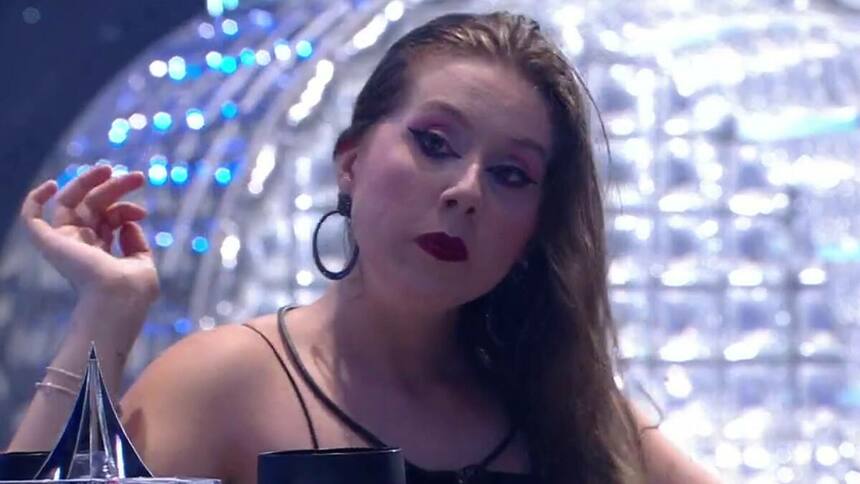 Raissa em trecho da festa no BBB 25