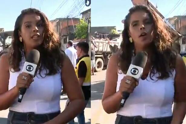 Repórter Luana Alves ao vivo no Bom Dia RJ no ataque de baratas