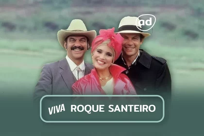 José Wilker, Regina Duarte e Lima Duarte na arte do resumo diário de Roque Santeiro