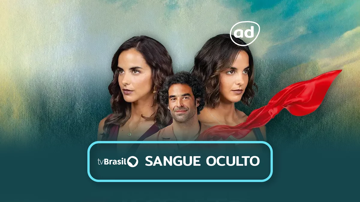 Protagonistas na arte da novela Sangue Oculto