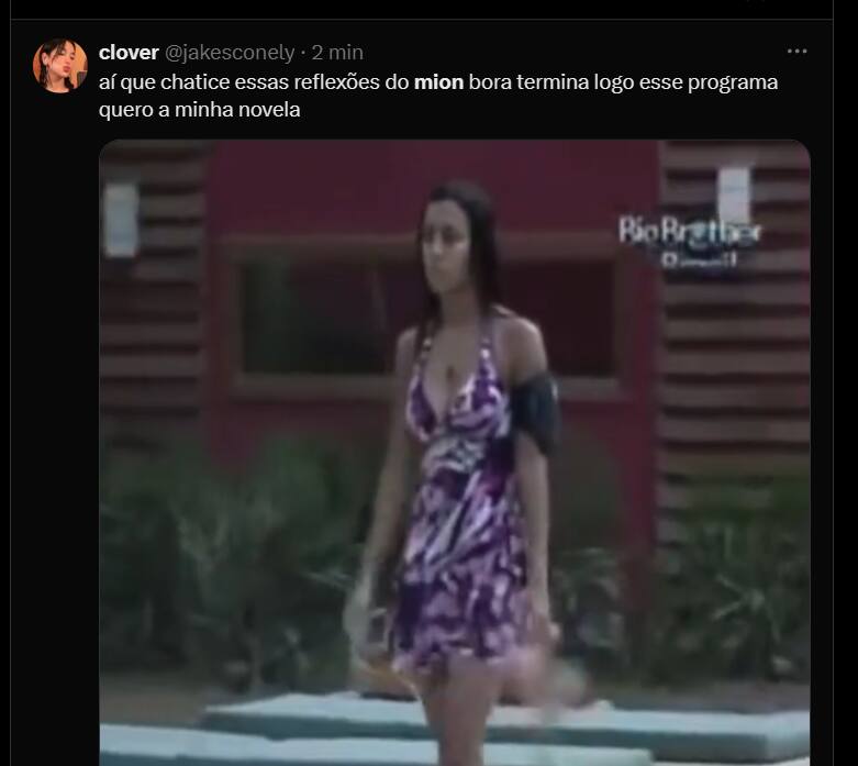 Comentários no X contra o Caldeirão com Mion