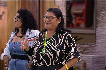 Joselma na área externa da casa do BBB 25