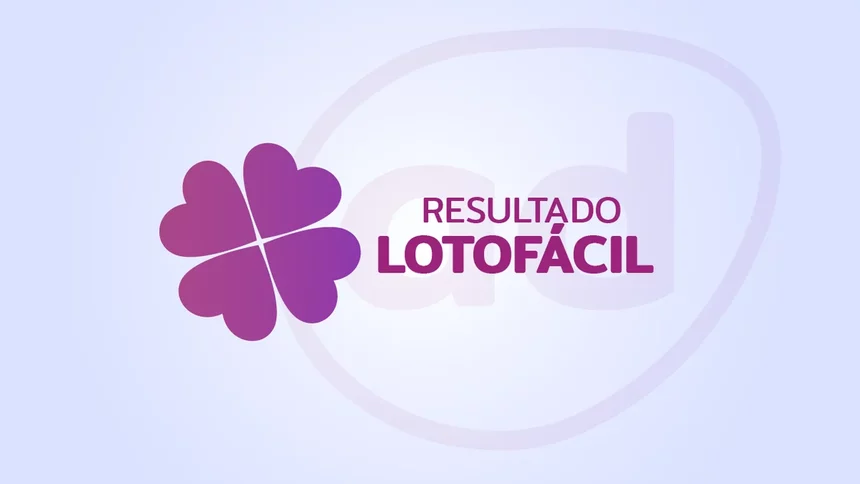 Arte do resultado da Lotofácil