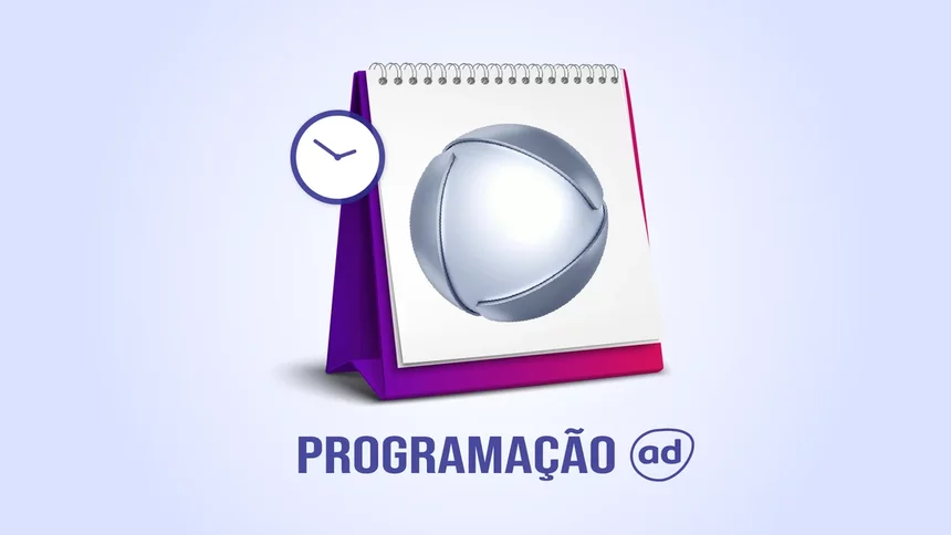 Arte de divulgação da programação da Record